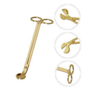 4Pcs Candle Accessory Set Candle Extinguisher Stainless Wick Cutter Trimmer