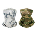 2pcs Mens Silky Sports Balaclava Soft Headscarf Ski UV Protection Headwrap