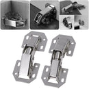 10pcs 3in Bridge Shaped Spring Frog Closet Cabinet Door Hinges No Drilling  A