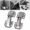 10pcs 3in Bridge Shaped Spring Frog Closet Cabinet Door Hinges No Drilling  A#S