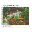 5D DIY Waterfall Full Drill Diamond Painting Cross Stitch Embroidery Decor