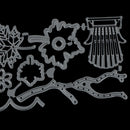 Cool under the tree Metal Cutting Dies for DIY Scrapbooking Album Cards Decor ME