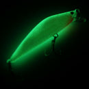 minnow night fishing lure bass crank bait hooks fish crankbait tackle plastic JR