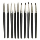 10pcs Flexible Silicone Rubber Shapers Clay Sculpting Clay Modelling Hobby