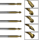 Set Cutter Wood Carving Electric Hss Routing 10pcs Burr Rotary Bits File Tool