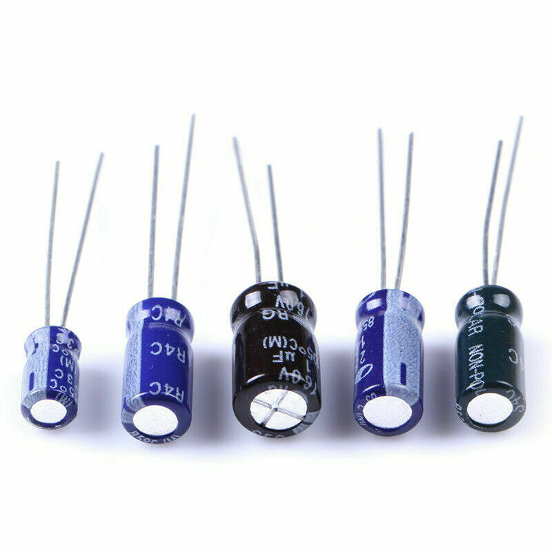 120x 12 Types 0.1UF-220UF High Frequency LOW ESR Radial Capac A1Y5 Electrol J9J9