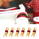 6pcs/lot Table Napkin Ring Tableware Dinner Santa Claus Cover Decor  A