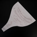 bling stone neckline iron on transfer patch fix rhinestone crystal transfer FT