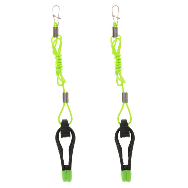 2pcs Power Grip Plus Release Clip with Leader for Planer Board Downrigger