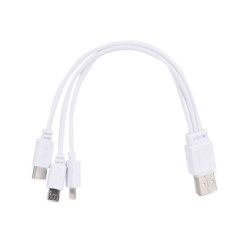 Multiple USB Charging Cable 3 in 1 Data Cables Mobile Fast Charging For AndroiME