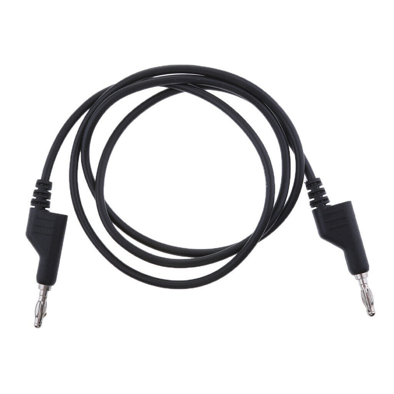 5Pieces Test Lead Banana Plug Male Stackable to Banana Plug 39inch