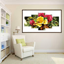 Flowers 5D DIY Full Drill Diamond Painting Craft 5-pictures Combination Kit