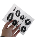 lip seal kiss scrapbook card album paper craft roller transparent stamp dec BX