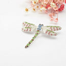 Colors Crystal Brooch Pins for Women Bouquet Wedding Breastpin, Glittering