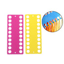 2pcs Plastic Cross Stitch Row Line Board Embroidery Thread Yarn Organizer