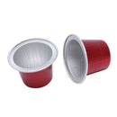 50 Sets Refillable Coffee Capsule Cup Disposable for Nespresso Pod for Nesc