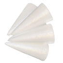10pcs Cone Shape Styrofoam Foam DIY Christmas Tree for Painting Crafts 150mm