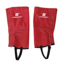 1 Pair Red Waterproof Hiking Climbing Snow Legging Gaiters Leg Covers - Small