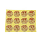 120pcs Round Hand Made Kraft Paper Seal Stickers DIY Gifts Baking Decor labelsLJ