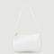 Women Handbags Solid Color PU Leather Female Shoulder Underarm Bag (Beige)