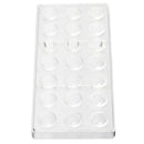 21 Bell Shaped Clear Polycarbonate Mould Chocolate Jelly Candy Mold Tray Ne I3B7
