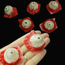 Bloody SEVERED EYEBALLS Body Parts Walking Dead ZOMBIE Halloween Horror Prop-5pc