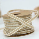 1 Roll Natural Jute Burlap Hessian Ribbon Lace Trims Wedding Decor Rustic v M3T2