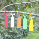 100pcs PP Tags Greenhouse Gardening Plant Ring Hanging Nursery Labels White