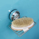 Soap Dish Holder,Stainless Steel Soap Basket With Strong Suction Cup Holder