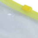 5 Pcs Clear Plastic Water Proof Pen A4 File Paper Zipper Closure Bags