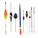 Floats , 9pcs Assorted Sizes Lot Fishing Lure Floats Bobbers Slip Drift Tube