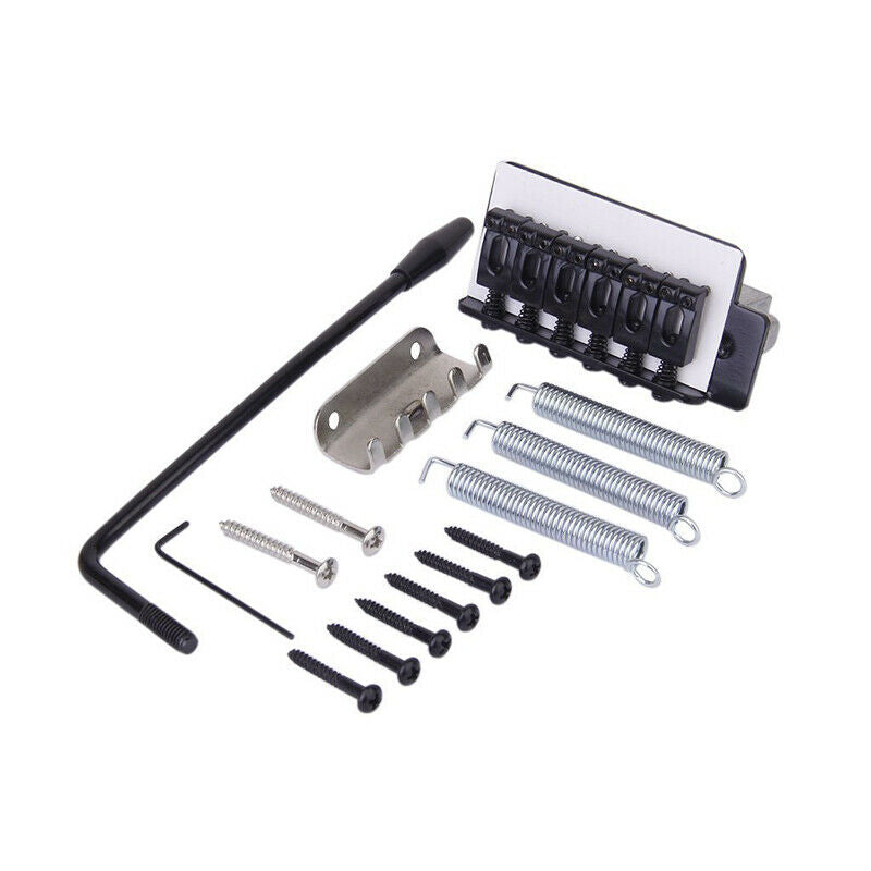Black Tremolo Bridge Set for Strat Electric Guitar St