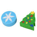 35 x Eraser Christmas Santa Claus Christmas Tree Snowflake Christmas Advent S3I7