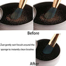 2 Pack Cleaner Sponge,Dry Makeup Brushes Cleaner Eye Shadow or Blush Color
