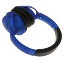 Bluetooth Headphones HiFi Stereo Wireless Headphones SD/TF Card Mode Blue