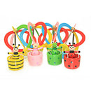 Baby wooden Hanging bed toys/ cartoon hot air balloon design for gifts