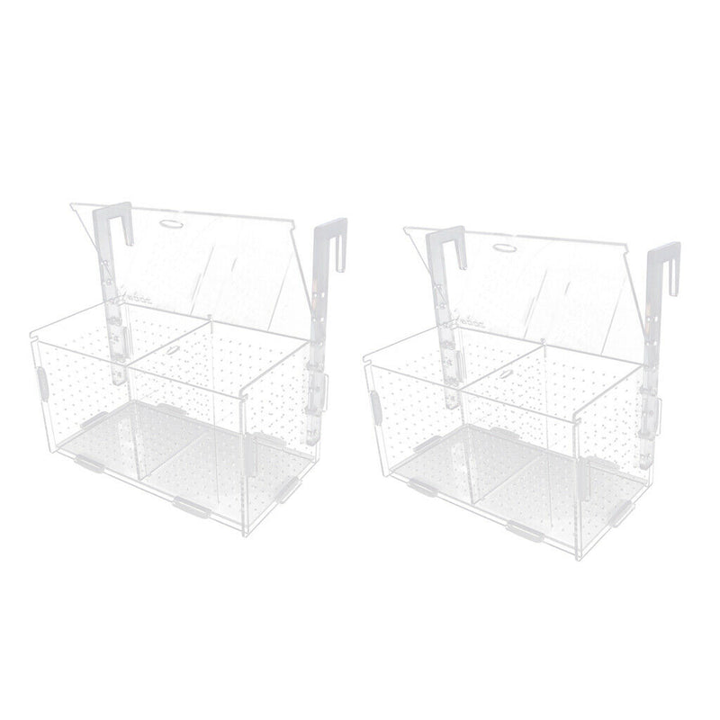2 Pcs Breeding Box Fish Aquarium Fish Tank Breeder Isolation