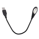 Black Shell Flexible Gooseneck White 3 LED ULight Lamp R4Y7