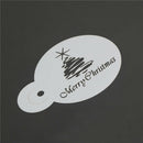 6x Christmas Tree Cake Stencil Cookie Mould Wedding Party Cake Decor Template lj
