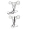 1PCS Metal Puzzle IQ Mind Brain Teaser Game Educational Kids Xmas Gifts C