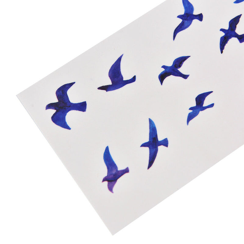 FakeTattoo Stickers Liberty Birds Fly Waterproof Temporary Tattoos StickerB Gn