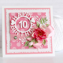 Happy Birthday Cutting Dies Stencil DIY Scrapbooking Embossing Card Making Decor