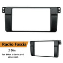 Car Stereo Radio Fascia Dvd Player Panel Plate Frame 2 Din for Bmw 3-Series