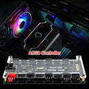 Remote Control PWM Fan Hub 8 Port 4-Pin PWM Fan 1 to 8 3-Pin ARGB LED Hub