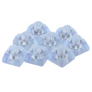 8pcs Transparent Furniture Pads Non Slip Square Desk Chair Sofa Table Feet Pads