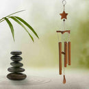 Star Bamboo Windchime 24.4inch Long Durable Hand Crafted Garden