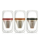 Mini Portable Drip Coffee Pot Brew Coffee Glass Pot Household Exclusive Cup
