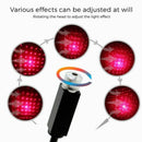 Car Interior LED Atmosphere Red Light USB Charge Floor Decor Lamp Accessories