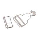 Set of 6 Metal Dungaree Fasteners Clip Brace Buckles for Suspenders 32mm