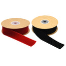 2x 20Yard 10mm Velvet Ribbon For Crafts Embellishments Wedding Decor Mixed